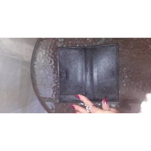 SOLD COACH SIGNATURE JACQUARD BROWN CHECKBOOK "C" - Picture 3 of 5